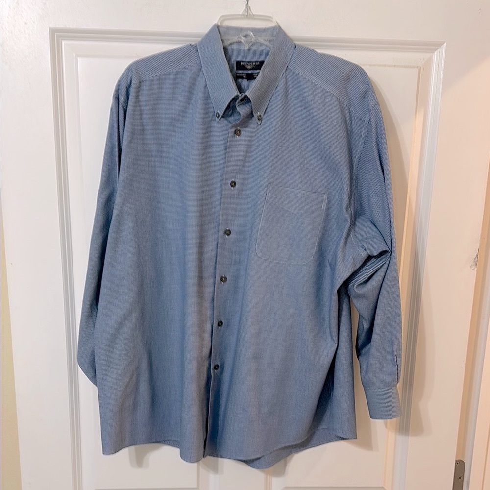Dockers Men's‎ Blue Button-Up Shirt